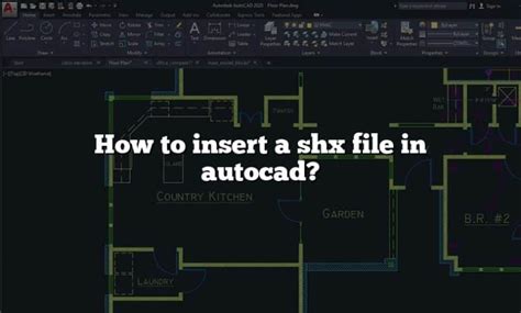 open shx file in autocad.
